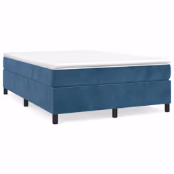 Giroletto a Molle Blu Scuro 140x200 cm in Vellutocod mxl 73780 - Vista aggiuntiva 2