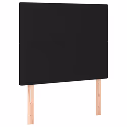VidaXL 3116028, Nero, Poliestere, Legno, 800 mm, 118 cm, 128 cm, 50 mm