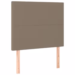 VidaXL 3116030, Grigio talpa, Poliestere, Legno, 800 mm, 118 cm, 128 cm, 50 mm