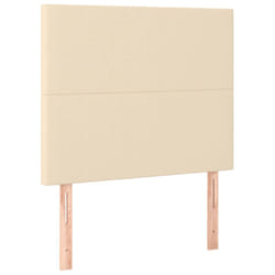 VidaXL 3116031 testiera e pedana Crema