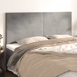 VidaXL 3116118 testiera e pedana Grigio chiaro