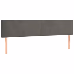 VidaXL 3116119, Grigio scuro, Poliestere, Legno, 2000 mm, 118 cm, 128 cm, 50 mm