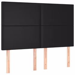 VidaXL 3116148, Nero, Cotone, Poliestere, Cloruro di polivinile (PVC), 1600 mm, 118 cm, 128 cm, 50 mm