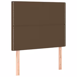 VidaXL 3116169, Marrone scuro, Poliestere, Legno, 800 mm, 118 cm, 128 cm, 50 mm