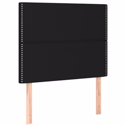 vidaXL Testiera 2 pz Nera 90x5x78/88 cm in Tessuto - Vista aggiuntiva 2