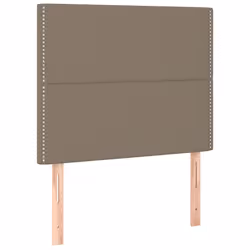 VidaXL 3116178, Grigio talpa, Poliestere, Legno, 900 mm, 118 cm, 128 cm, 50 mm