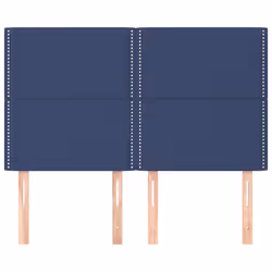 vidaXL Testiere 4 pz Blu 72x5x78/88 cm in Tessuto - Vista aggiuntiva 3