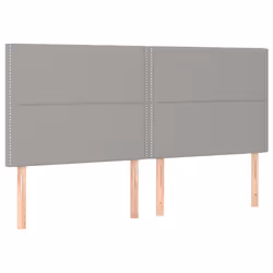 VidaXL 3116198, Grigio chiaro, Poliestere, Legno, 1600 mm, 118 cm, 128 cm, 50 mm