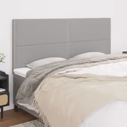 VidaXL 3116198 testiera e pedana Grigio chiaro