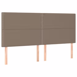 VidaXL 3116202, Grigio talpa, Poliestere, Legno, 1600 mm, 118 cm, 128 cm, 50 mm