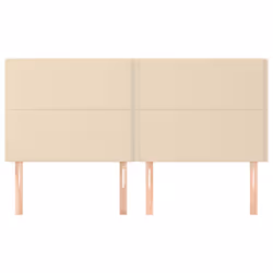 VidaXL 3116211 testiera e pedana Crema