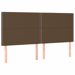 VidaXL 3116217, Marrone scuro, Poliestere, Legno, 2000 mm, 118 cm, 128 cm, 50 mm