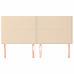 VidaXL 3116219 testiera e pedana Crema