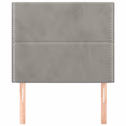 VidaXL 3116222 testiera e pedana Grigio chiaro