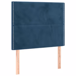 VidaXL 3116226, Blu scuro, Poliestere, Legno, 800 mm, 118 cm, 128 cm, 50 mm
