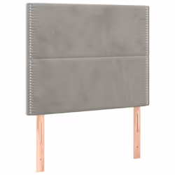 VidaXL 3116228, Grigio chiaro, Poliestere, Legno, 900 mm, 118 cm, 128 cm, 50 mm