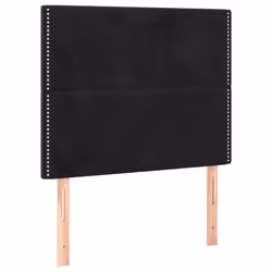 VidaXL 3116230, Nero, Poliestere, Legno, 900 mm, 118 cm, 128 cm, 50 mm