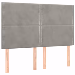 VidaXL 3116246, Grigio chiaro, Poliestere, Legno, 1600 mm, 118 cm, 128 cm, 50 mm