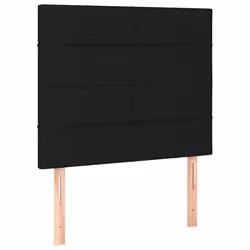 VidaXL 3116308, Nero, Poliestere, Legno, 800 mm, 118 cm, 128 cm, 50 mm
