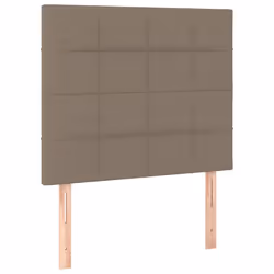 VidaXL 3116318, Grigio talpa, Poliestere, Legno, 900 mm, 118 cm, 128 cm, 50 mm
