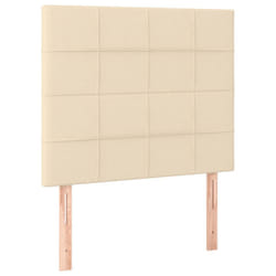 VidaXL 3116319 testiera e pedana Crema