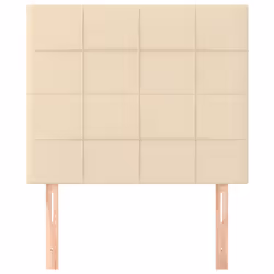 VidaXL 3116319 testiera e pedana Crema