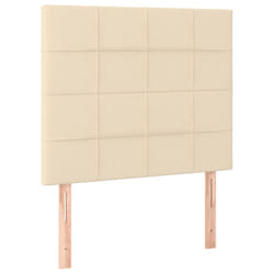 VidaXL 3116327 testiera e pedana Crema