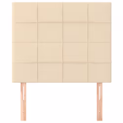 VidaXL 3116327 testiera e pedana Crema
