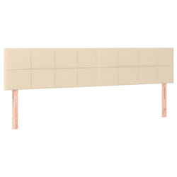 VidaXL 3116343 testiera e pedana Crema