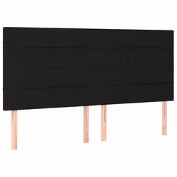 VidaXL 3116356, Nero, Poliestere, Legno, 2000 mm, 118 cm, 128 cm, 50 mm