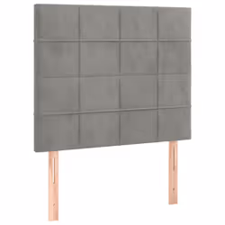 VidaXL 3116362, Grigio chiaro, Poliestere, Legno, 800 mm, 118 cm, 128 cm, 50 mm
