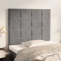 VidaXL 3116362 testiera e pedana Grigio chiaro
