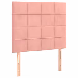 Testiera 2 pz Rosa 90x5x78/88 cm in Vellutocod mxl 121542