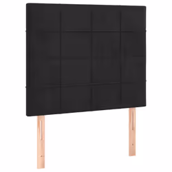 VidaXL 3116376, Nero, Poliestere, Legno, 1000 mm, 118 cm, 128 cm, 50 mm