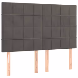VidaXL 3116381, Grigio scuro, Poliestere, Legno, 1440 mm, 118 cm, 128 cm, 50 mm