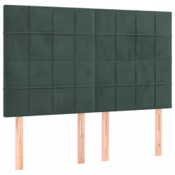 VidaXL 3116383, Verde scuro, Poliestere, Legno, 1440 mm, 118 cm, 128 cm, 50 mm