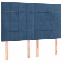 VidaXL 3116384, Blu scuro, Poliestere, Legno, 1440 mm, 118 cm, 128 cm, 50 mm