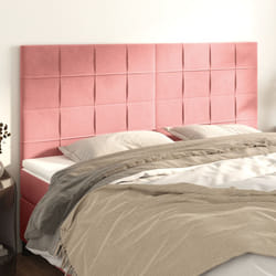 Testiera 4 pz Rosa 90x5x78/88 cm in Vellutocod mxl 97632