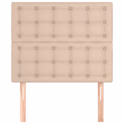 vidaXL Testiere 2 pz Cappuccino 80x5x78/88 cm in Similpelle - Vista aggiuntiva 3