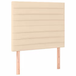 VidaXL 3116459, Crema, Poliestere, Legno, 900 mm, 118 cm, 128 cm, 50 mm