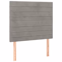 VidaXL 3116502, Grigio chiaro, Poliestere, Legno, 800 mm, 118 cm, 128 cm, 50 mm