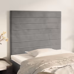 VidaXL 3116508 testiera e pedana Grigio chiaro