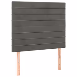 VidaXL 3116509, Grigio scuro, Poliestere, Legno, 900 mm, 118 cm, 128 cm, 50 mm