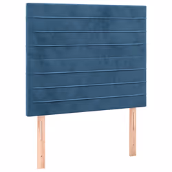 VidaXL 3116512, Blu scuro, Poliestere, Legno, 900 mm, 118 cm, 128 cm, 50 mm