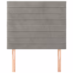 VidaXL 3116514 testiera e pedana Grigio chiaro
