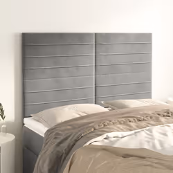 VidaXL 3116520 testiera e pedana Grigio chiaro
