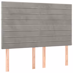 VidaXL 3116526, Grigio chiaro, Poliestere, Legno, 1600 mm, 118 cm, 128 cm, 50 mm