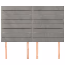 VidaXL 3116526 testiera e pedana Grigio chiaro
