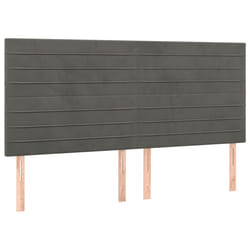 VidaXL 3116527 testiera e pedana Grigio scuro
