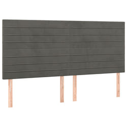 VidaXL 3116539 testiera e pedana Grigio scuro
